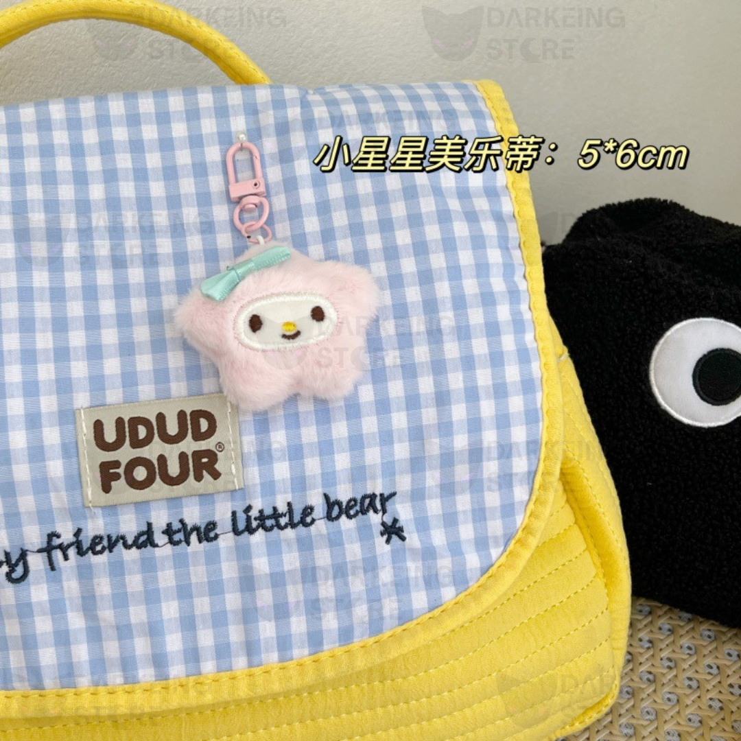 LLAVERO PELUCHE ESTRELLA - SANRIO