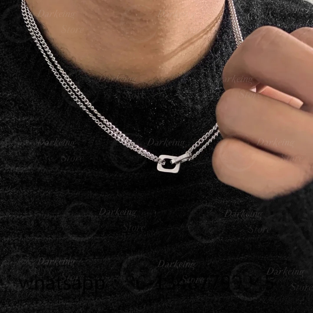 COLLAR GEOMETRICO MINIMALISTA